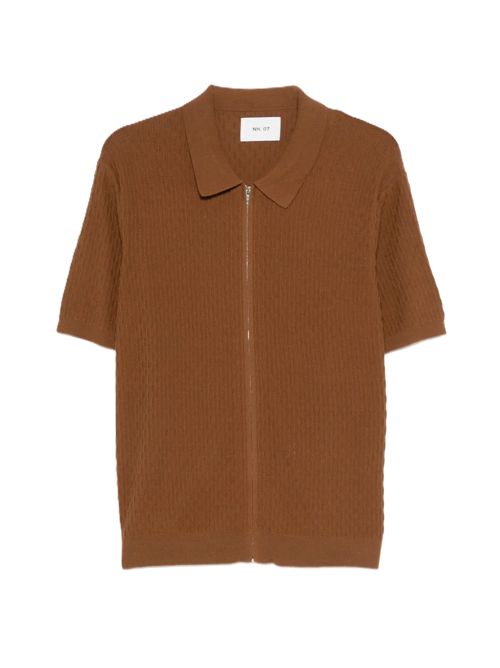 NN07Camicia Gustav con zip NN.07 | 261000001460016835 CINNAMON